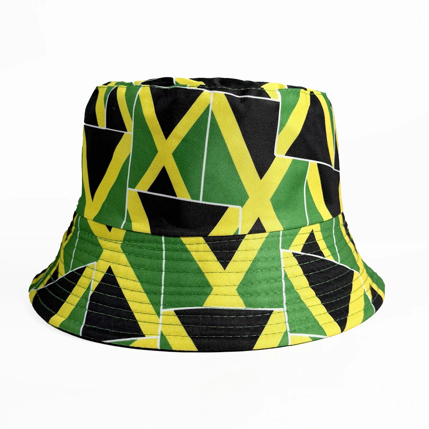 Reversible National Flag Print Bucket Hat - قبعة باكيت قابلة للعكس بتصميم أعلام الدول