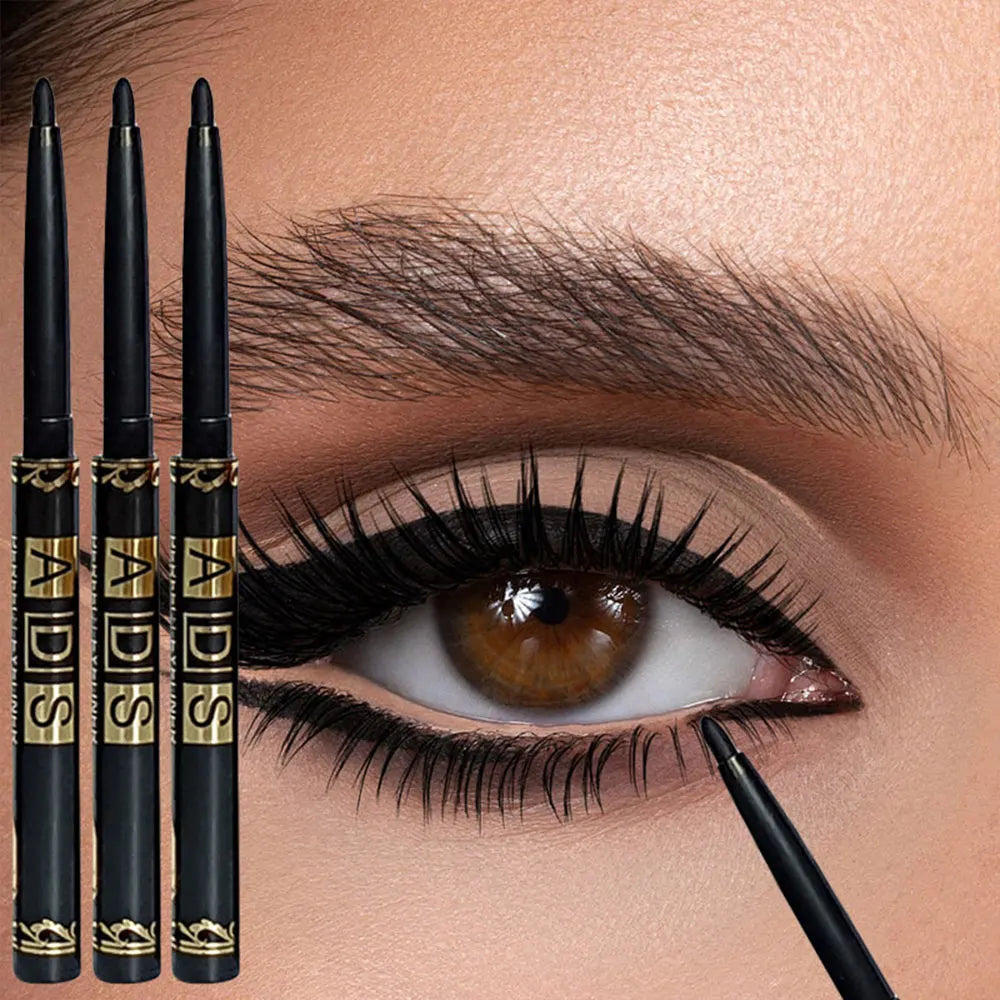 Waterproof Black Eyeliner Pencil Set – Long-Lasting & Smudge-Proof