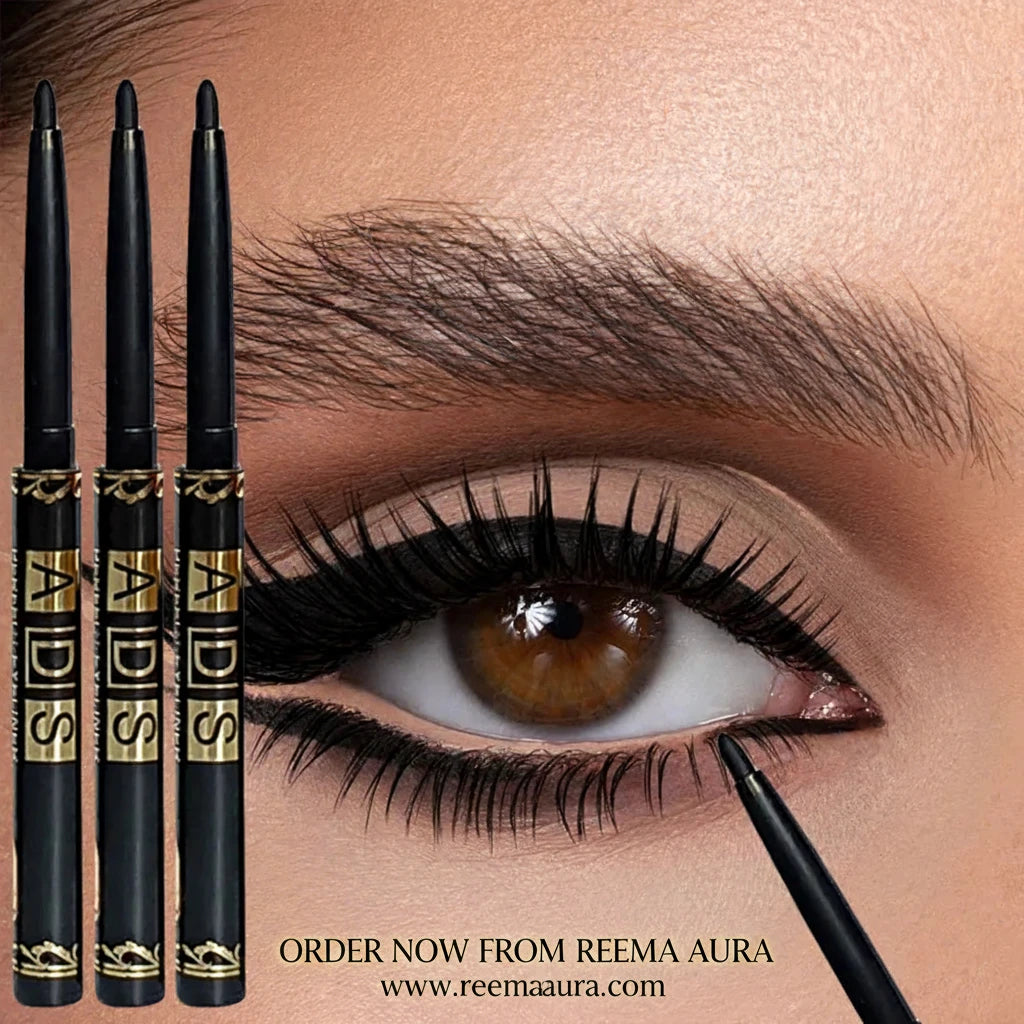 Waterproof Black Eyeliner Pencil Set – Long-Lasting & Smudge-Proof
