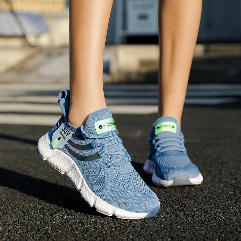 Women’s Casual Sports Sneakers – Lightweight Anti-Slip Running & Walking Shoes | حذاء رياضي نسائي كاجوال – خفيف الوزن، مانع للانزلاق، للجري والمشي