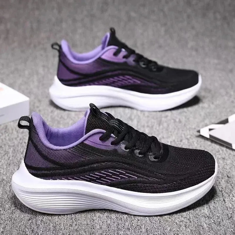 2024 Women’s Fashion Sneakers – Breathable Anti-Slip Running & Hiking Shoes | حذاء رياضي نسائي 2024 – شباشب تنفس مريحة مانعة للانزلاق للجري والمشي