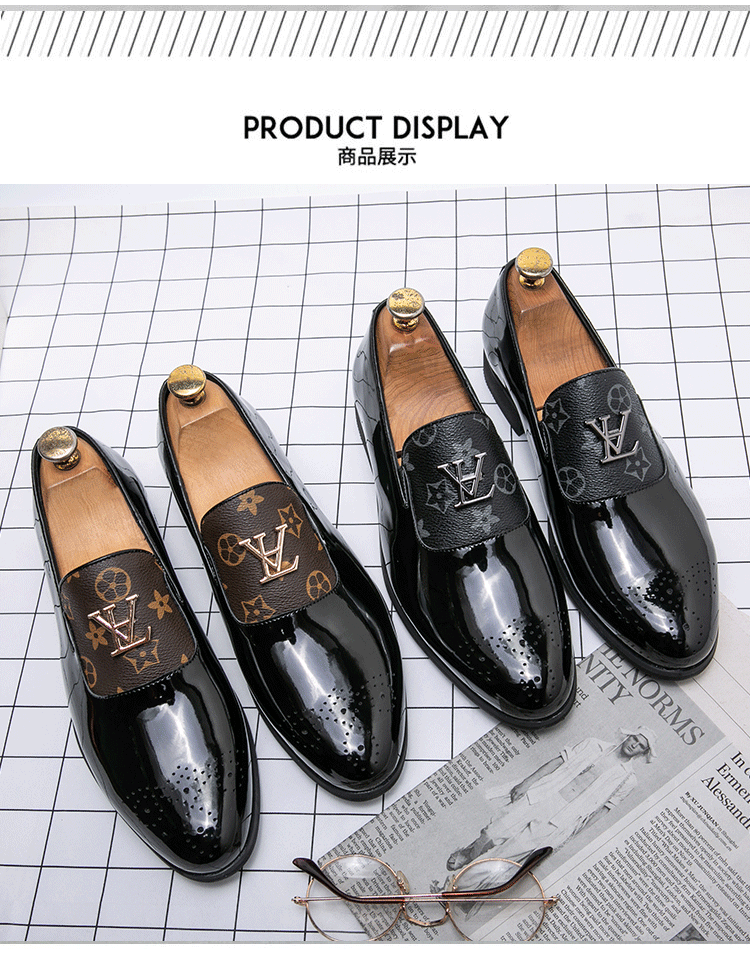 Men's Genuine Leather Tassel Loafers Black Formal Dress Shoes Slip-On Wedding Brogues 2025 Fashion Casual Loafers