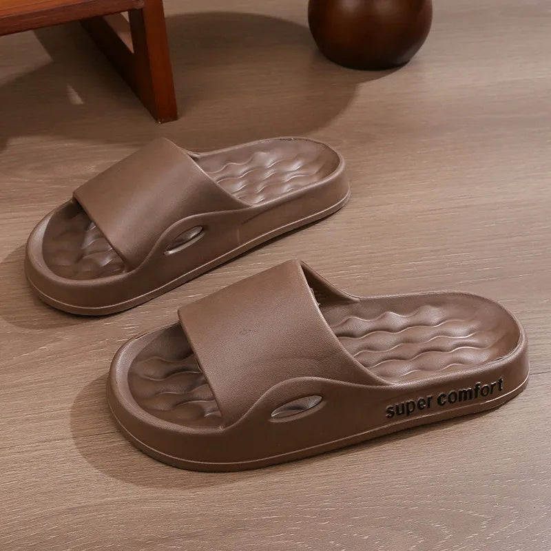 Men’s Indoor EVA Platform Slides – Summer Comfort Slippers