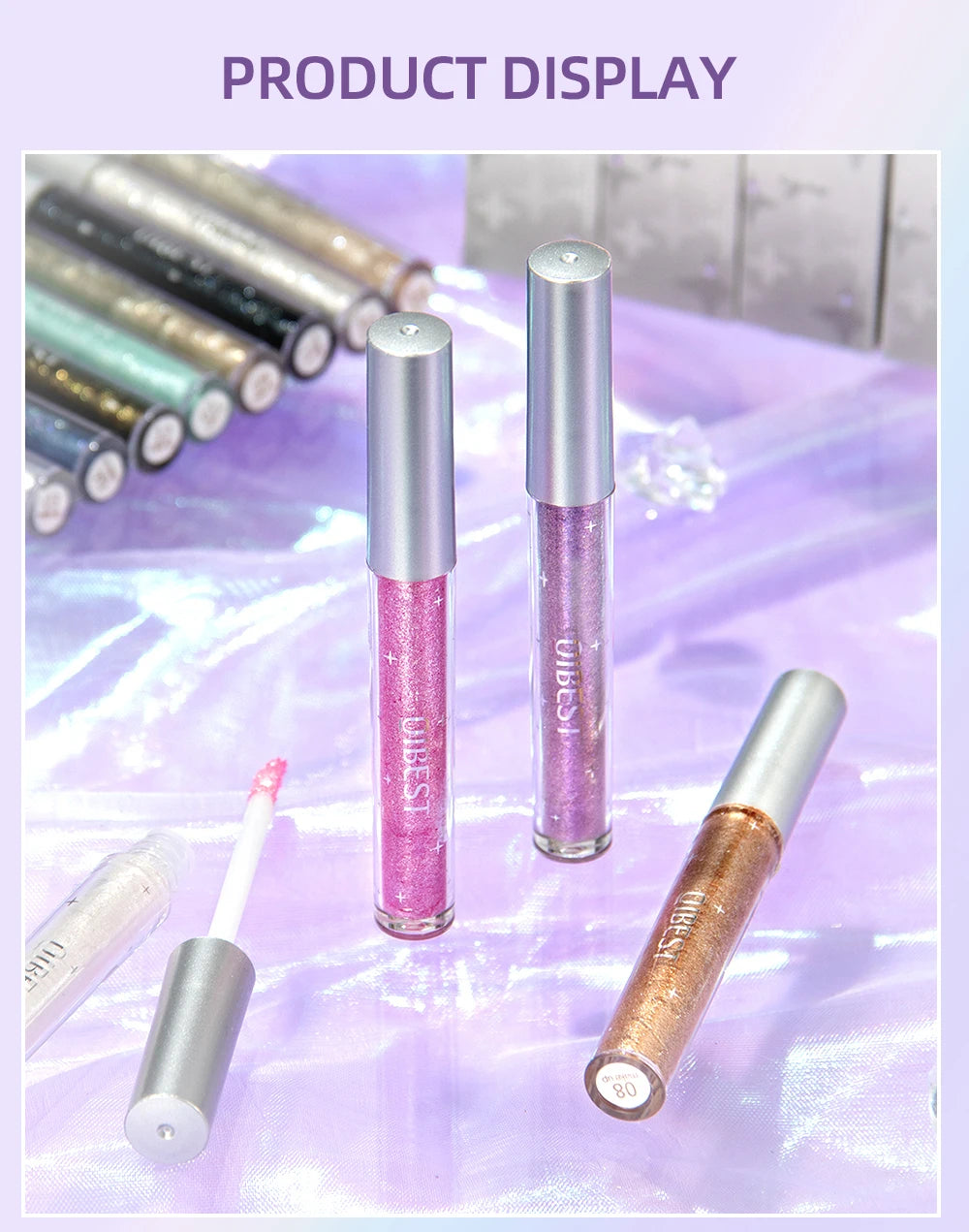 Diamond Shimmer Waterproof Liquid Glitter Eyeliner Eyeshadow Shiny Metallic Eyeliner Pen Eye Beauty Party Makeup Eye Shadow