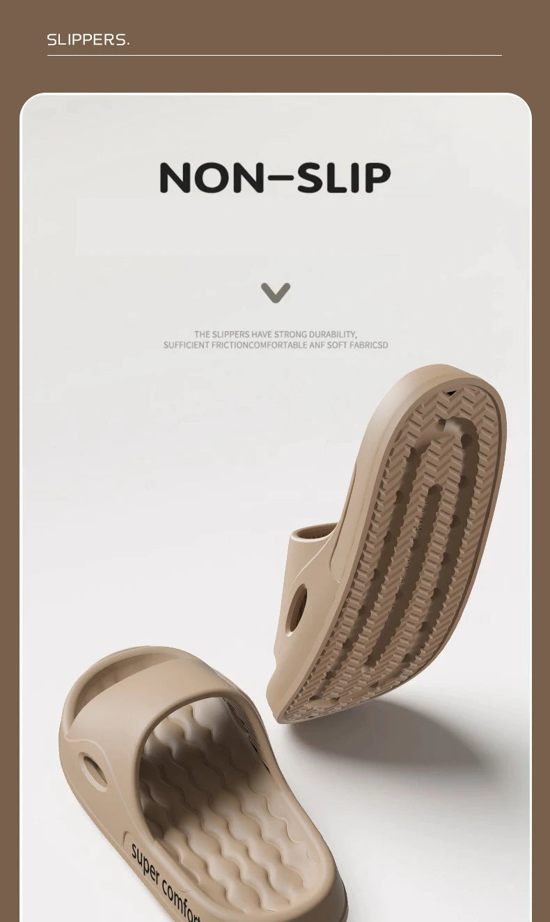 Men’s Indoor EVA Platform Slides – Summer Comfort Slippers