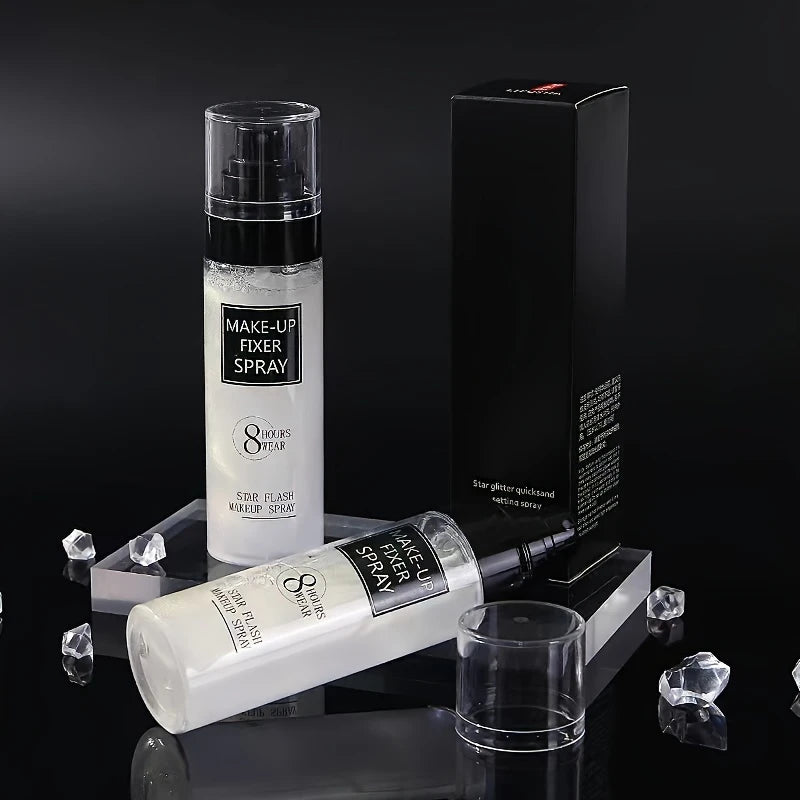 Makeup Setting Spray,Oil Control Lightweight Quicksand Setting Spray 100ml,Moisturizing Long Lasting For 16h Toner Set Makeup