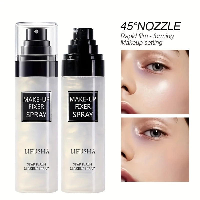 Makeup Setting Spray,Oil Control Lightweight Quicksand Setting Spray 100ml,Moisturizing Long Lasting For 16h Toner Set Makeup