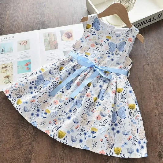 Melario Bow Girl Princess Dress New Summer Kid Girls Dress