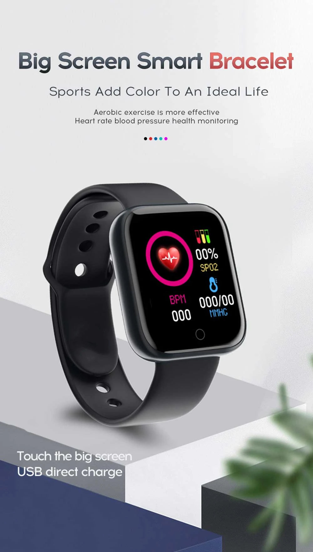 Bluetooth Smart Watches For Women Men Networked Phone Control Music Smartwatch Fitness Sports Bracelet Health Monitor Clock Y68