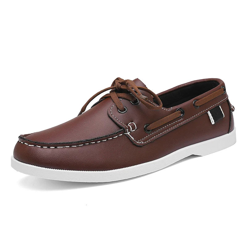 Men’s Doudou Casual Driving Shoes – Retro Large-Size Comfort Style