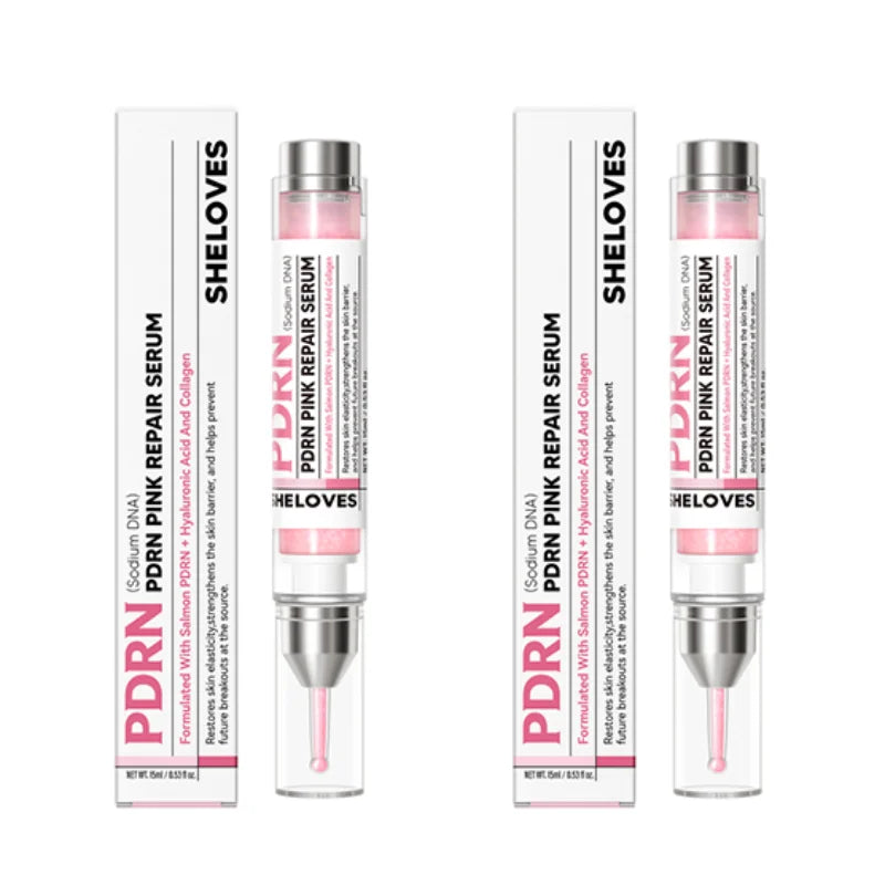 PDRN Salmon Repairing Serum 50ml Hyaluronic Acid Collagen Lifting Firming Hydrating Essence Portable Skin Barrier Care Serum