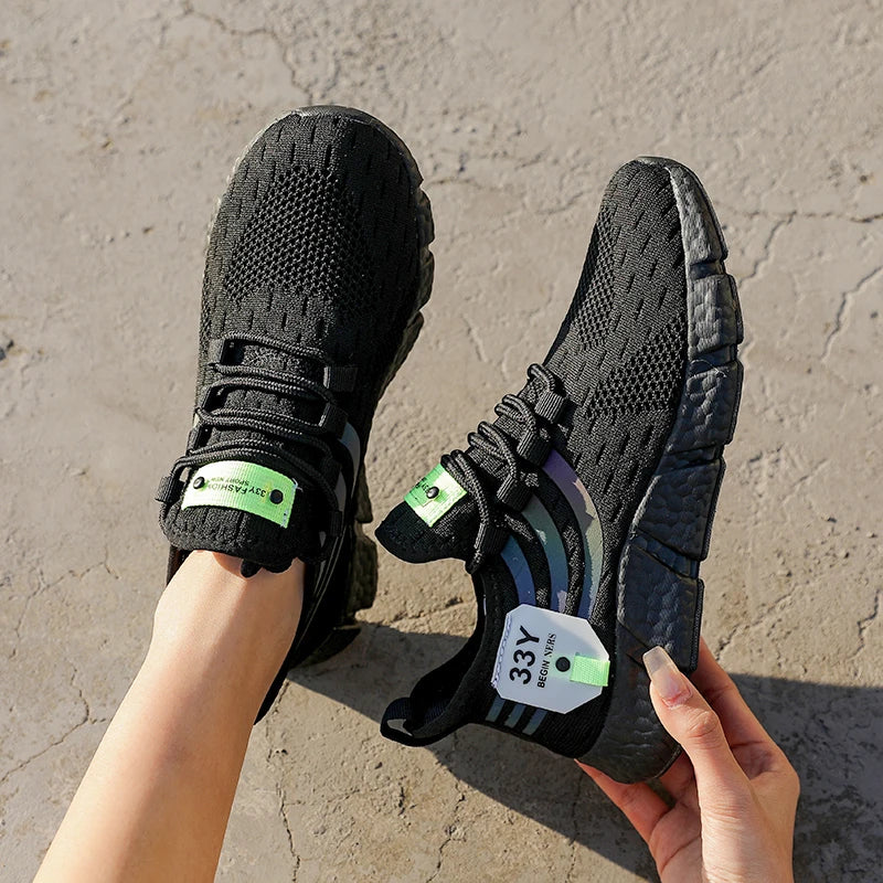 Women’s Casual Sports Sneakers – Lightweight Anti-Slip Running & Walking Shoes | حذاء رياضي نسائي كاجوال – خفيف الوزن، مانع للانزلاق، للجري والمشي