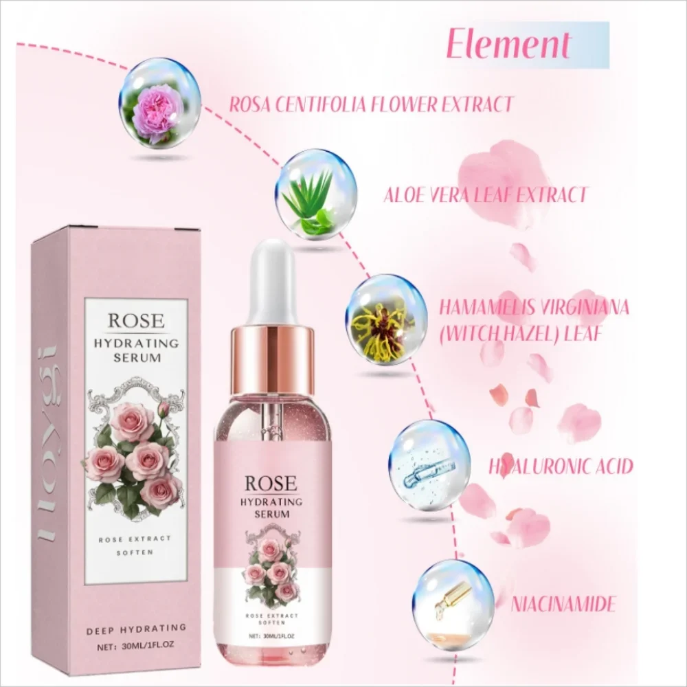 Rose Essence Moisturizing Toner Deep Hydration Long Lasting Moisturizing Cleansing Impurities Moisture Glow