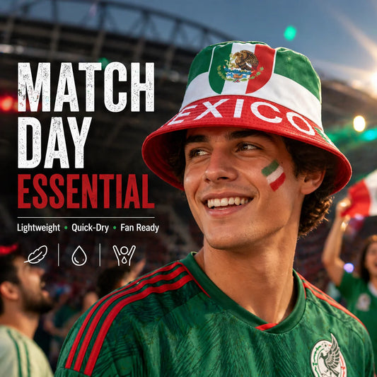 Reversible National Flag Print Bucket Hat - قبعة باكيت قابلة للعكس بتصميم أعلام الدول