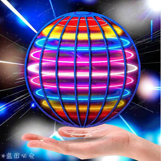 Flying Ball LED Toy – Hand Controlled 360° Rotating