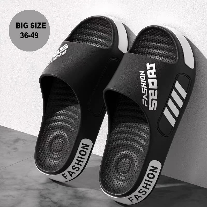 Summer EVA Slippers – Big Size 48-49 Open-Toe Indoor/Beach Slides