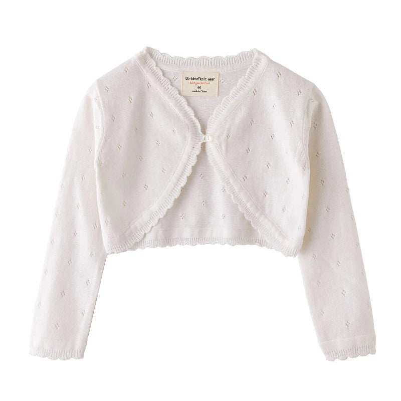 Baby Girl Shawl Jacket Summer Infant Cardigan Outerwear Baby Clothes