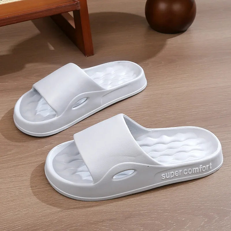 Men’s Indoor EVA Platform Slides – Summer Comfort Slippers