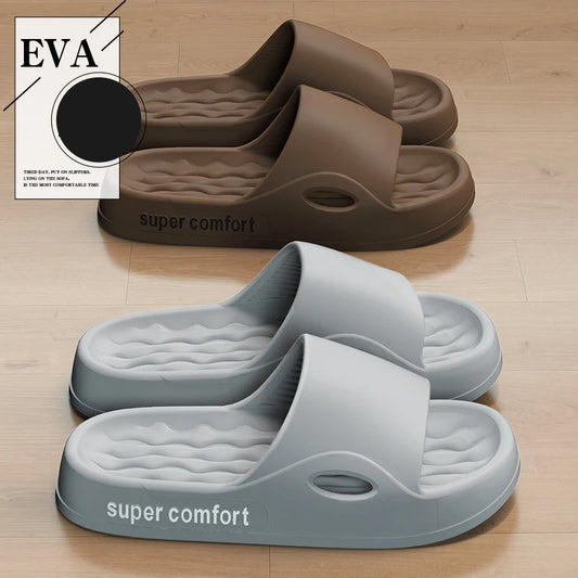 Men’s Indoor EVA Platform Slides – Summer Comfort Slippers
