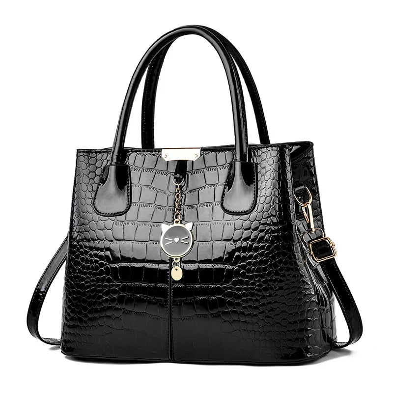 Luxury Designer Shoulder Crossbody Bags for Women Fashion High Quality Bright Leather Ladies Purses and Handbags Wallets Ssc
