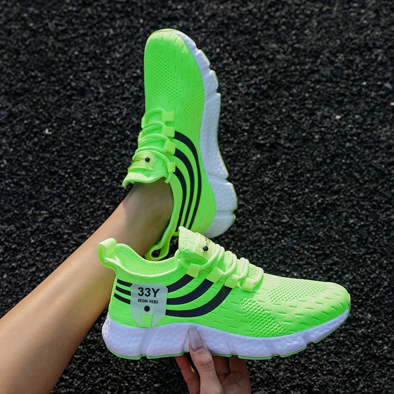 Women’s Casual Sports Sneakers – Lightweight Anti-Slip Running & Walking Shoes | حذاء رياضي نسائي كاجوال – خفيف الوزن، مانع للانزلاق، للجري والمشي