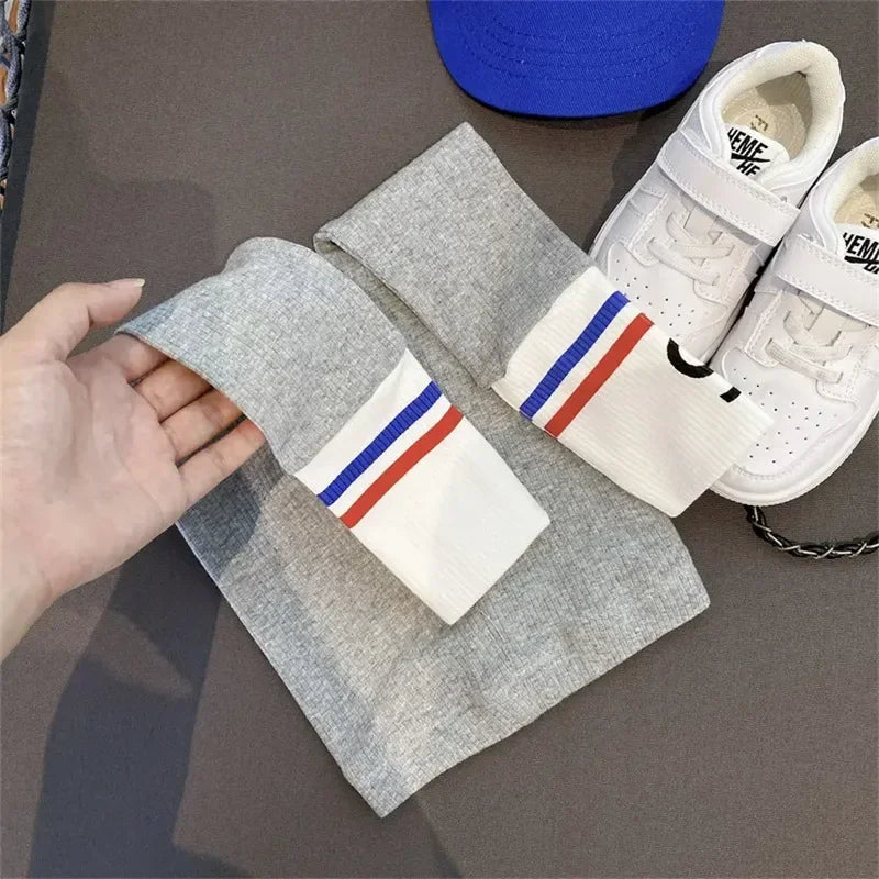 Autumn Children's Fashionable Sports Set Baby Girl Sweater