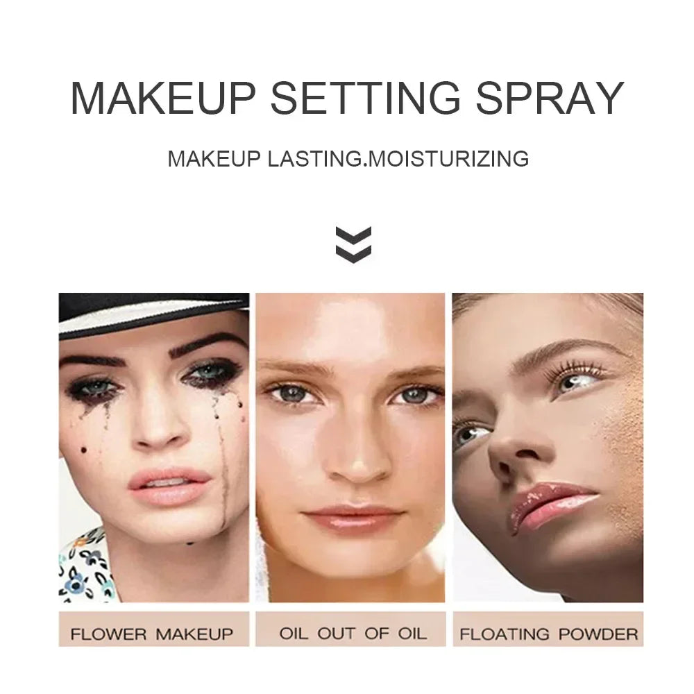 Makeup Setting Spray Moisturizing Lotion Hydrate Oil Control Long-lasting Make Up Natural Matte Refreshing Quick Fixer Cosmetics