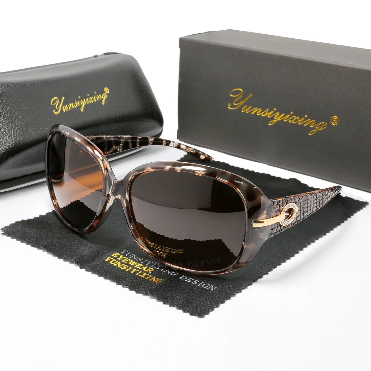 YSYX Women’s Polarized Sunglasses – Classic Vintage Big Frame Shades