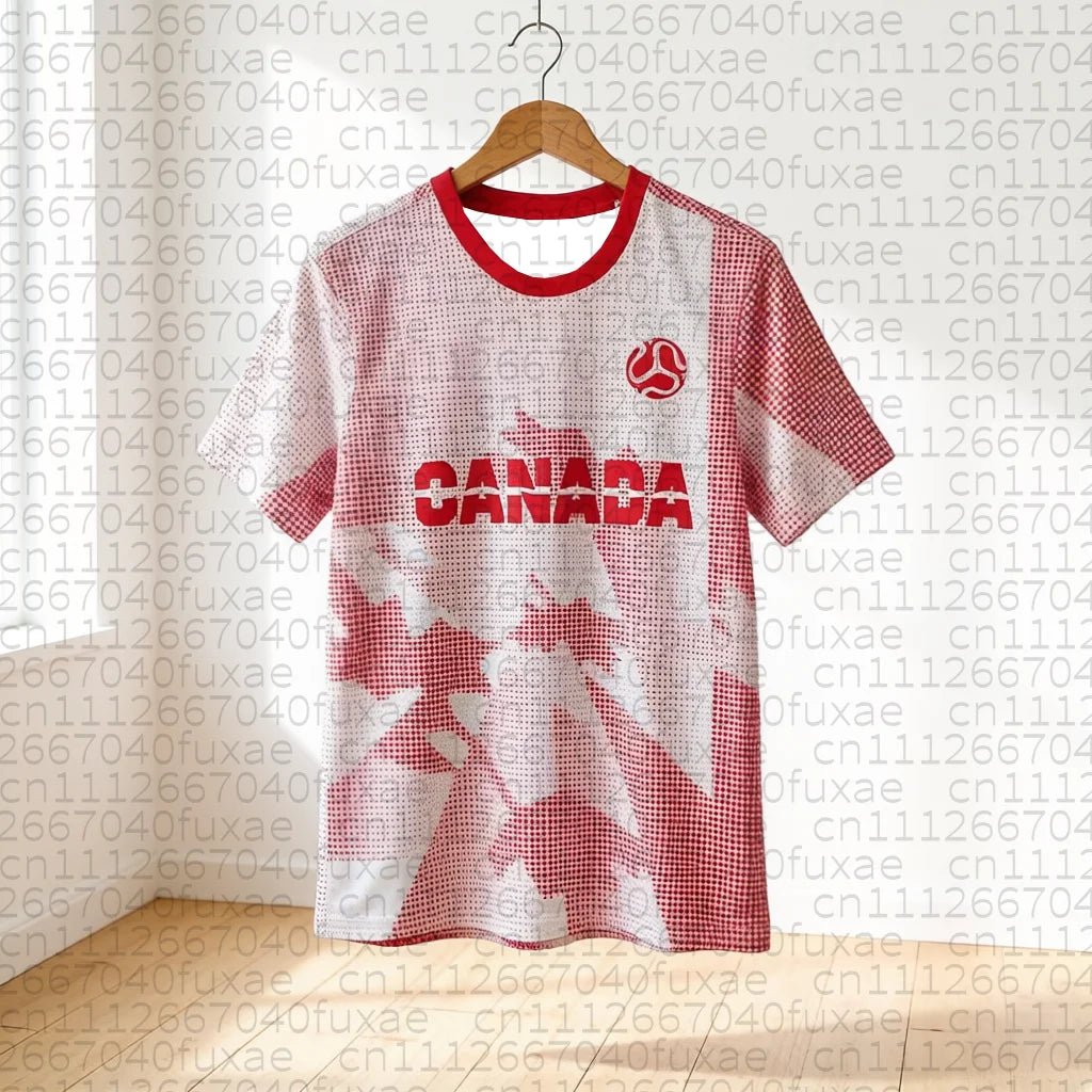 2026 Canada Football Jersey – Sports Casual T-Shirt