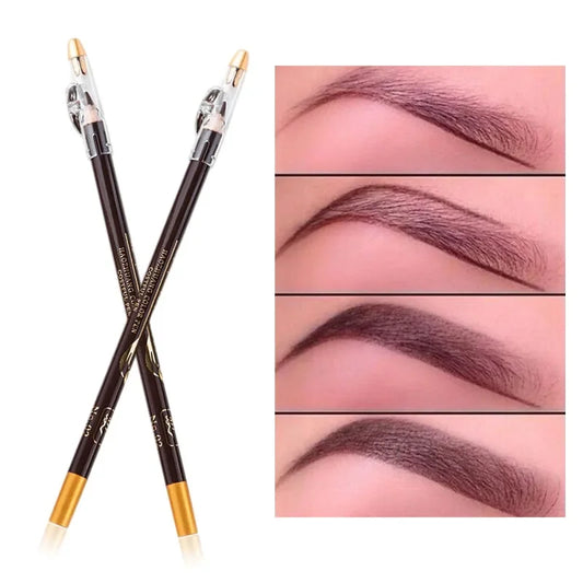 Eyebrow Pencil Available Eyebrow Pencil Shadows Cosmetics Natural Long Lasting Tint Waterproof Microblading Wooden Eyebrow Pen