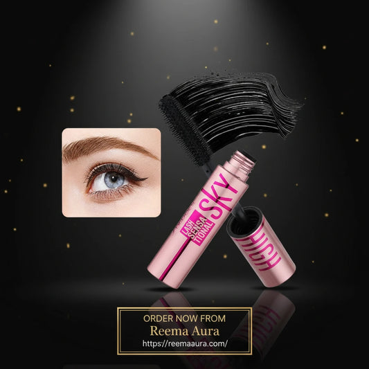 4D Mascara Waterproof Volumizing Curling Lengthening Smudge Proof Long Lasting Flawless Lashes for Women Daily Natural Look