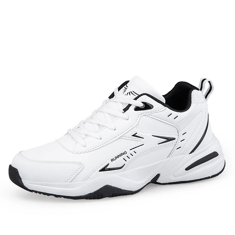 Men’s Casual Shoes B812 – Breathable PU Leather Lace-Up with EVA Sole