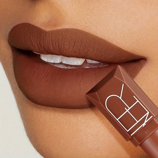 5 Colors Nude Matte Lipstick - Waterproof, Long Lasting, Non-Stick, Easy to Apply, Valentine's Day Gift