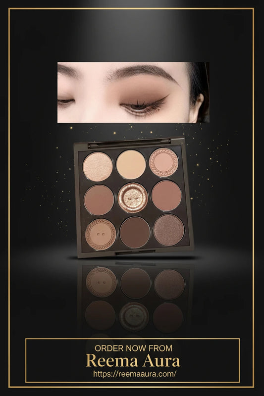 9 Color Eyeshadow Daily Makeup Brown Eye Shadow Palette Shimmer Matte Lasting Pearl Fine Shimmer Earth Color Eye Shadow Korean