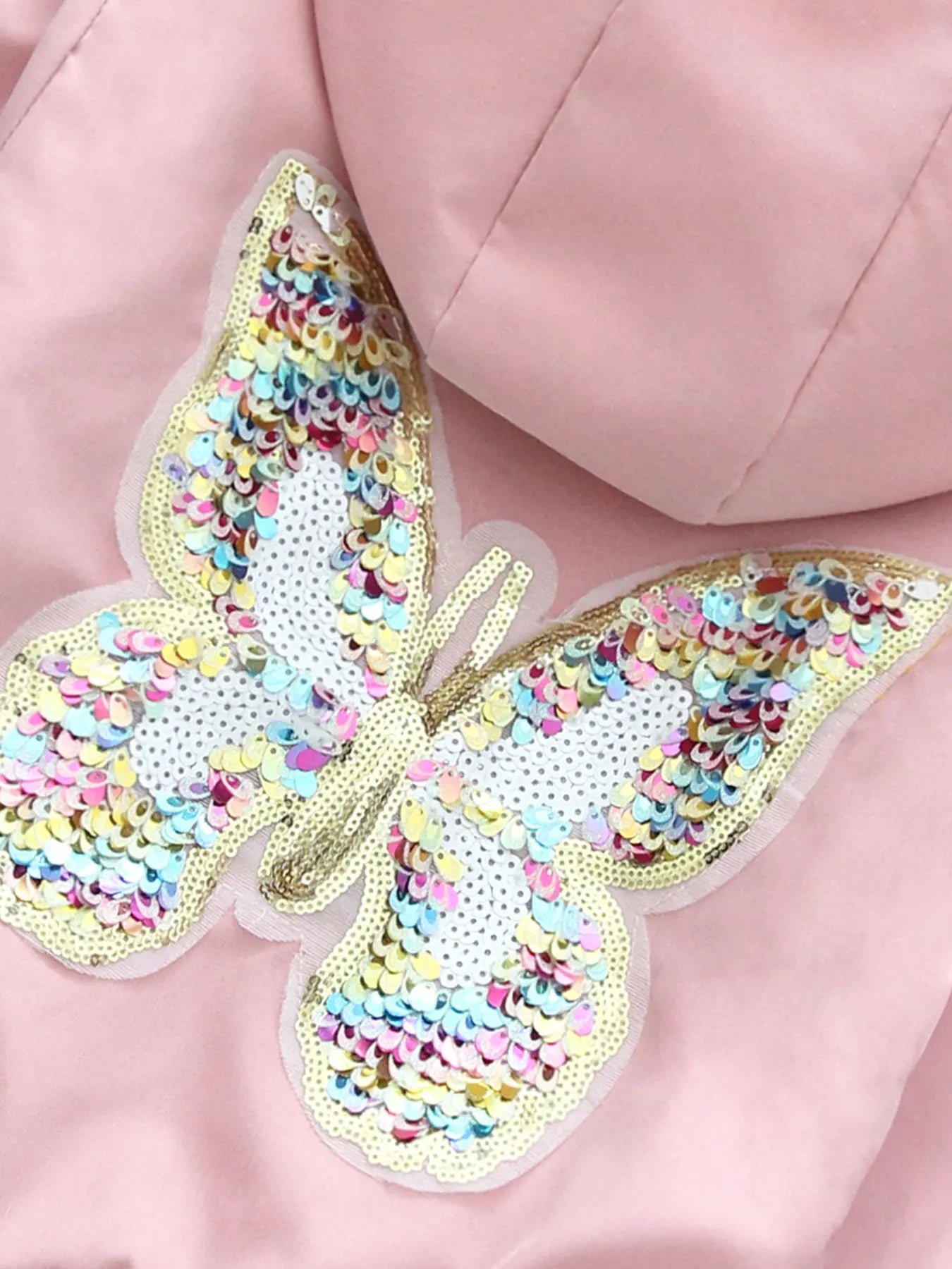 3 - 10 - Year - Old Girls' Spring - Autumn Outerwear: Jackets Featuring Adorable Butterfly Motifs