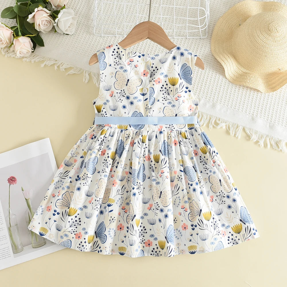 Melario Bow Girl Princess Dress New Summer Kid Girls Dress