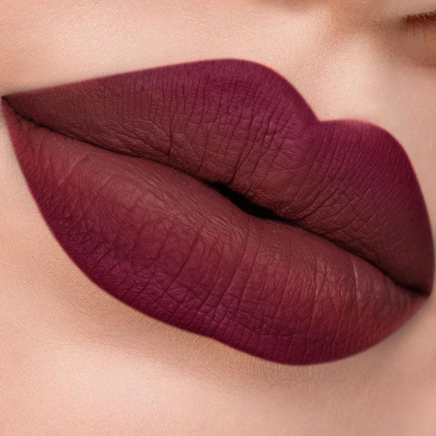 1PC Two-tone Velvet Nude Lipstick Sexy Rose Pink Pigments Waterproof Makeup Long-lasting Professional Cosmetics for women Lip G