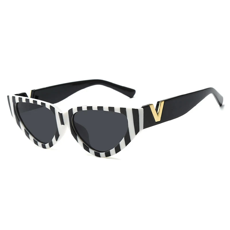 Vintage Small Cat Eye Sunglasses – Unisex Retro UV400 Shades