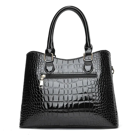 Luxury Bright Leather Handbags Designer Crossbody Bags for Women New Large Capacity Exquisite Ladies Shoulder Messenger Bag