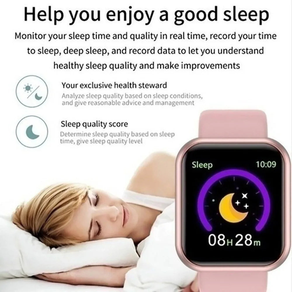 Bluetooth Smart Watches For Women Men Networked Phone Control Music Smartwatch Fitness Sports Bracelet Health Monitor Clock Y68