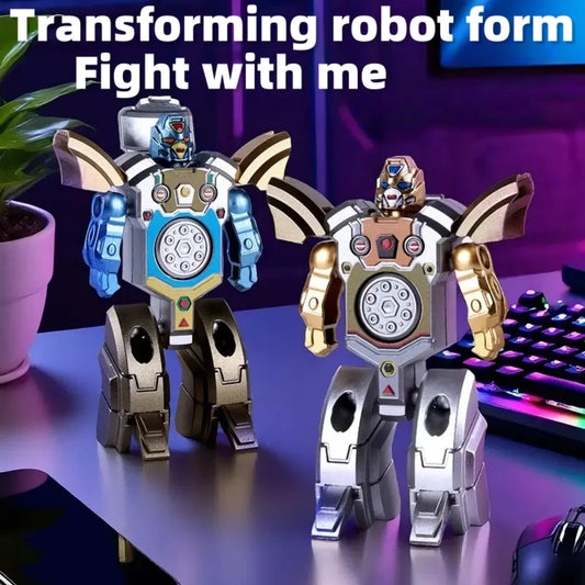 360° Rotating Deformation Robot Fingertip Gyro Toy