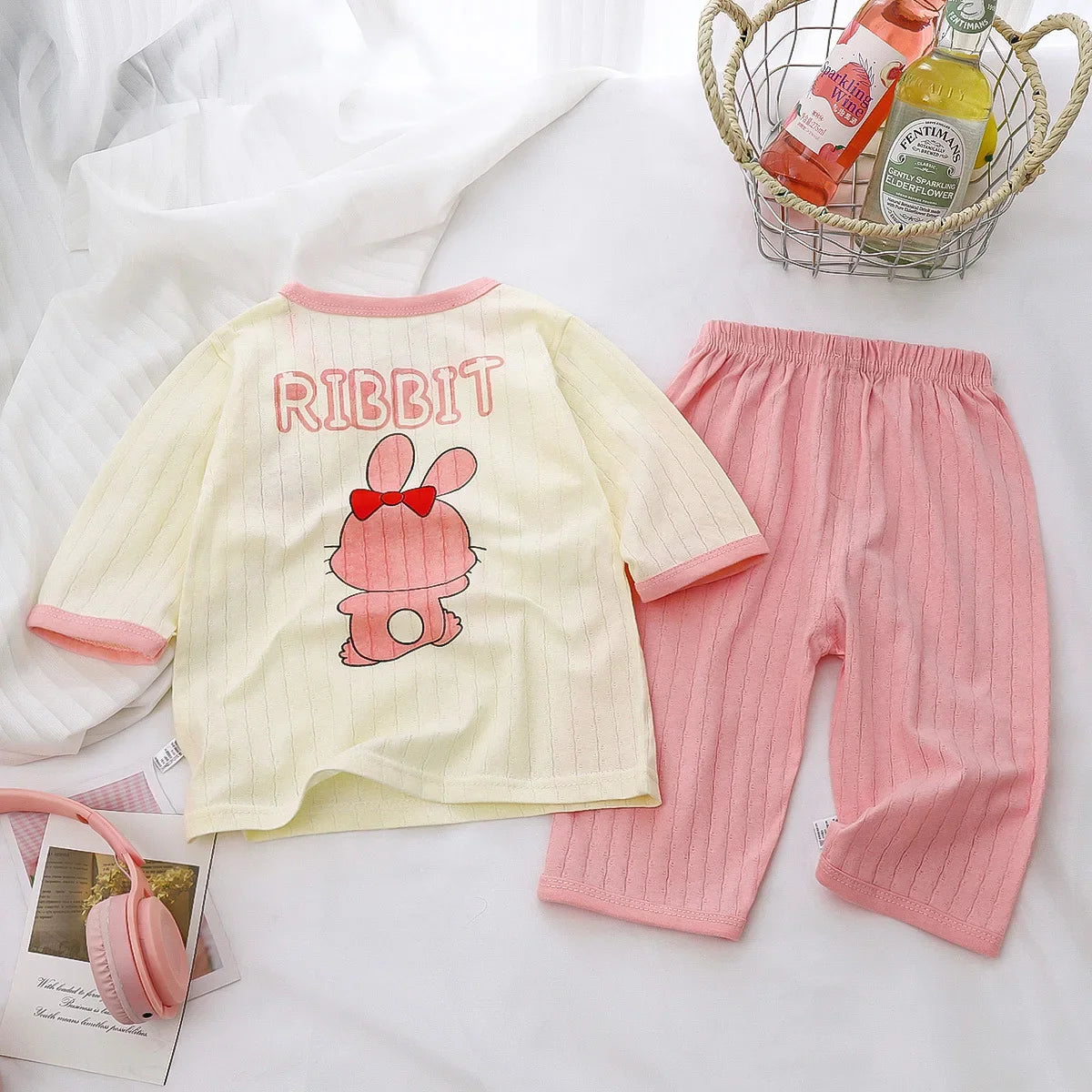 Kids Clothes Children's Set 100 Cotton Summer Pajamas Boys Girls