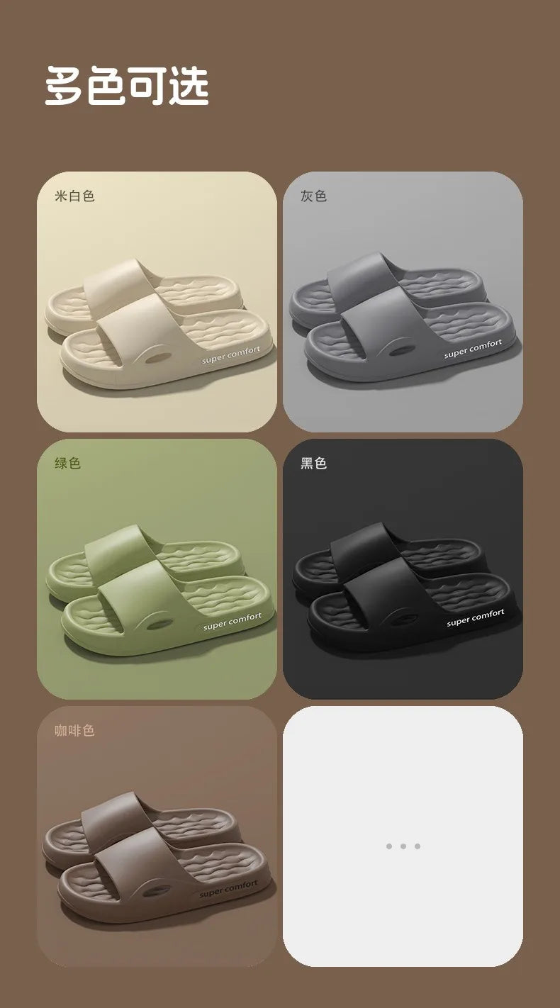 Men’s Indoor EVA Platform Slides – Summer Comfort Slippers