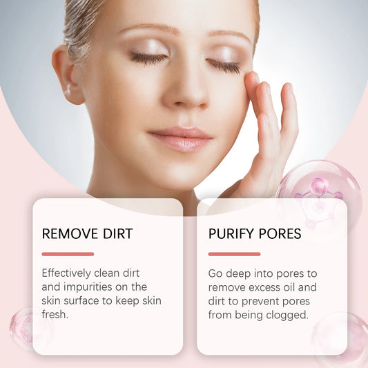Pore-Cleansing Facial Cleanser - Cleanses Facial Impurities, Leaves Skin Non-Tight, Gentle and Moisturizing Facial Cleanser
