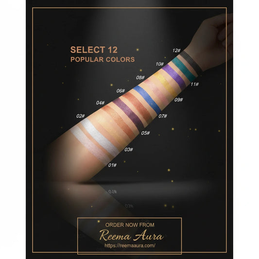 12 Color Highlighter Eyeshadow Pencil Waterproof Glitter Matte Nude Eye Shadow Makeup Pigment Cosmetics Blue White Eyeliner Pen