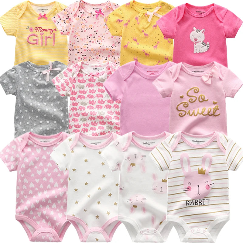 Baby Girl Jumpsuit 6Pcs/Lot Body Suit Spring Summer Toddler Boys Romper