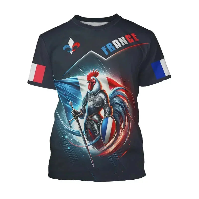 Mens Retro Harajuku Style Short Sleeve Crew Neck Printed Casual Sports T Shirt Breathable Fabric Loose Fit
