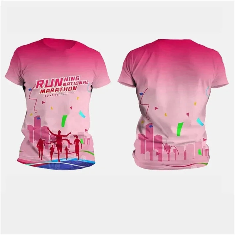 2026 Outdoor Sports Short Sleeve Top Summer Sports T Shirt Family Style Adults Kids Tee Unisex for Fitness Running T Shirt