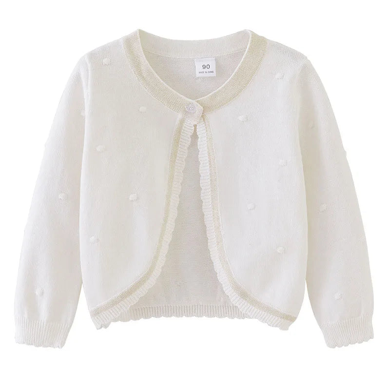 Baby Girl Shawl Jacket Summer Infant Cardigan Outerwear Baby Clothes
