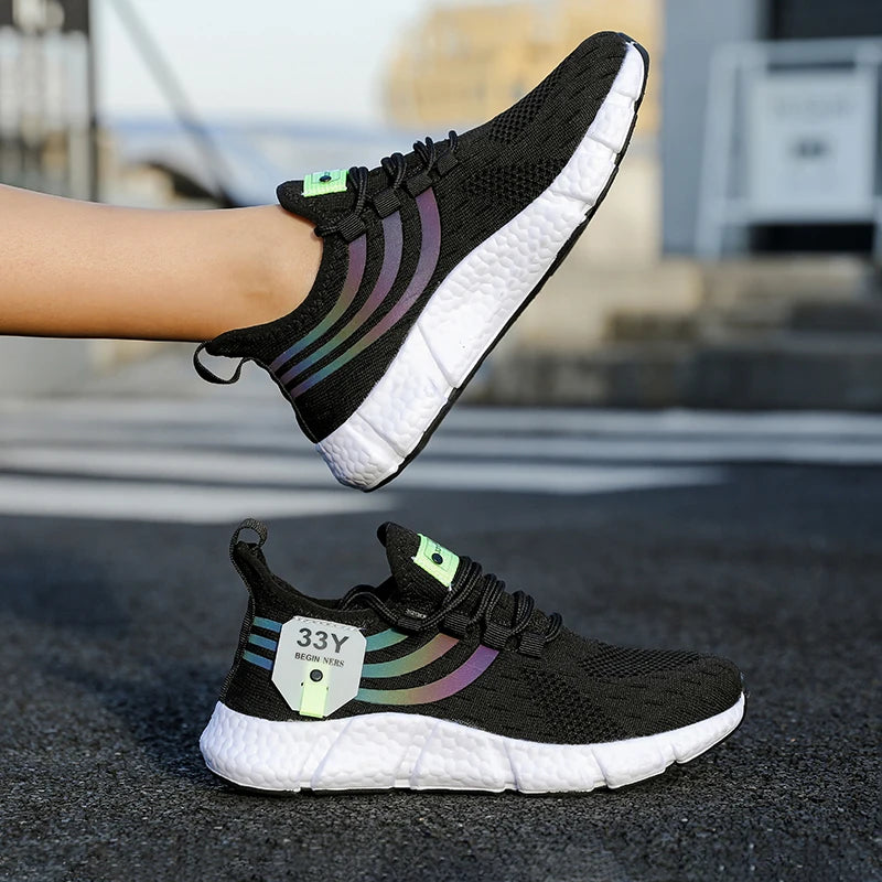Women’s Casual Sports Sneakers – Lightweight Anti-Slip Running & Walking Shoes | حذاء رياضي نسائي كاجوال – خفيف الوزن، مانع للانزلاق، للجري والمشي